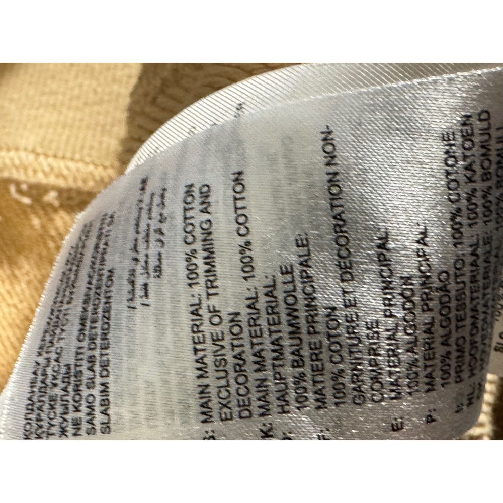 Adidas Originals Adicolor Essentials Cropped Sweatshirt Tan Beige XL 3-Stripes - Picture 6 of 7